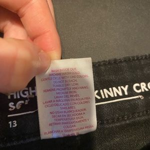 No Bo Skinny Corp black Jeans size 13.